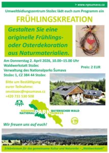 pozvánka na jarní tvoření němčina