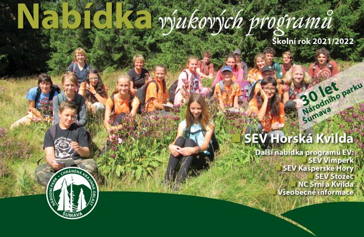 Nabídka výukových programů SEV Horská Kvilda 2021/22 - titulek